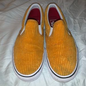 Yellow textured vans